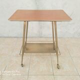 Vintage dessert in formica and brass