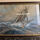 Frederick r. wagner (1937) (1864-1940): watercolor sailboat on the open sea