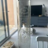 Lampe à pétrole électrifiée, bleu vert