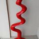 Red sculpture by Döman Tony Almen and Peter Gest