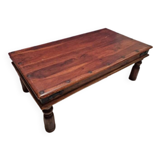 Indian ethnic coffee table in solid wood