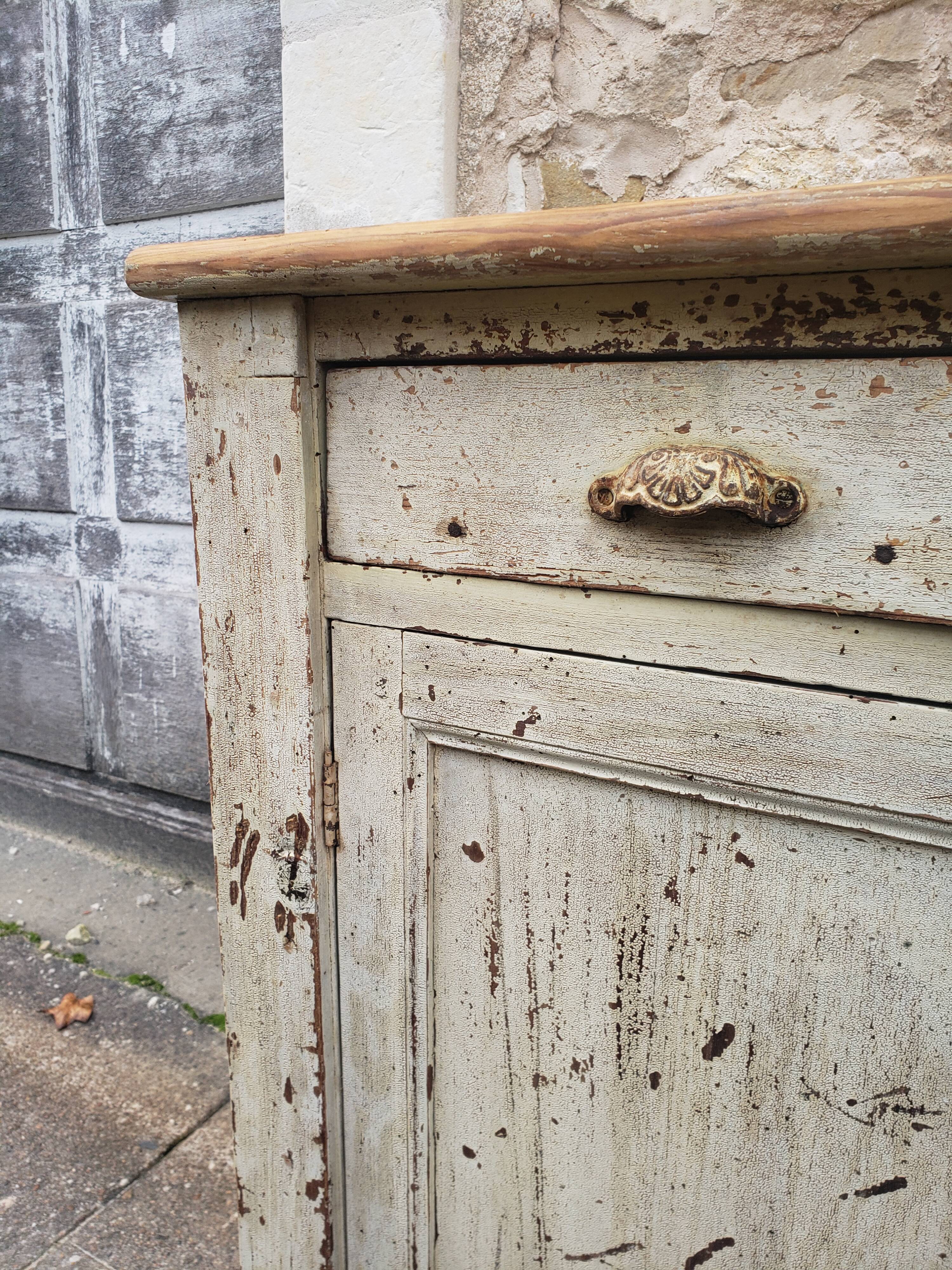 Old Parisian buffet patina
