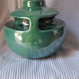 Vase boule vert turquoise