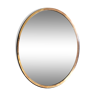Miroir en laiton Italie années 60 56x71cm