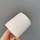 Wall lamps with milky white acrylic plastic shades and solid brass bases
