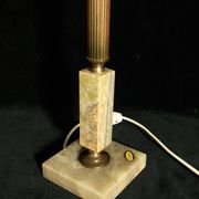 Onyx and Travertine Table Lamp Base