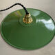 Old enameled metal lampshade