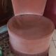 Fauteuil ancien en velour
