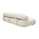 Tobia Scarpa Mid-Century Modern Bouclé Fabric "Soriana" Italian Sofa