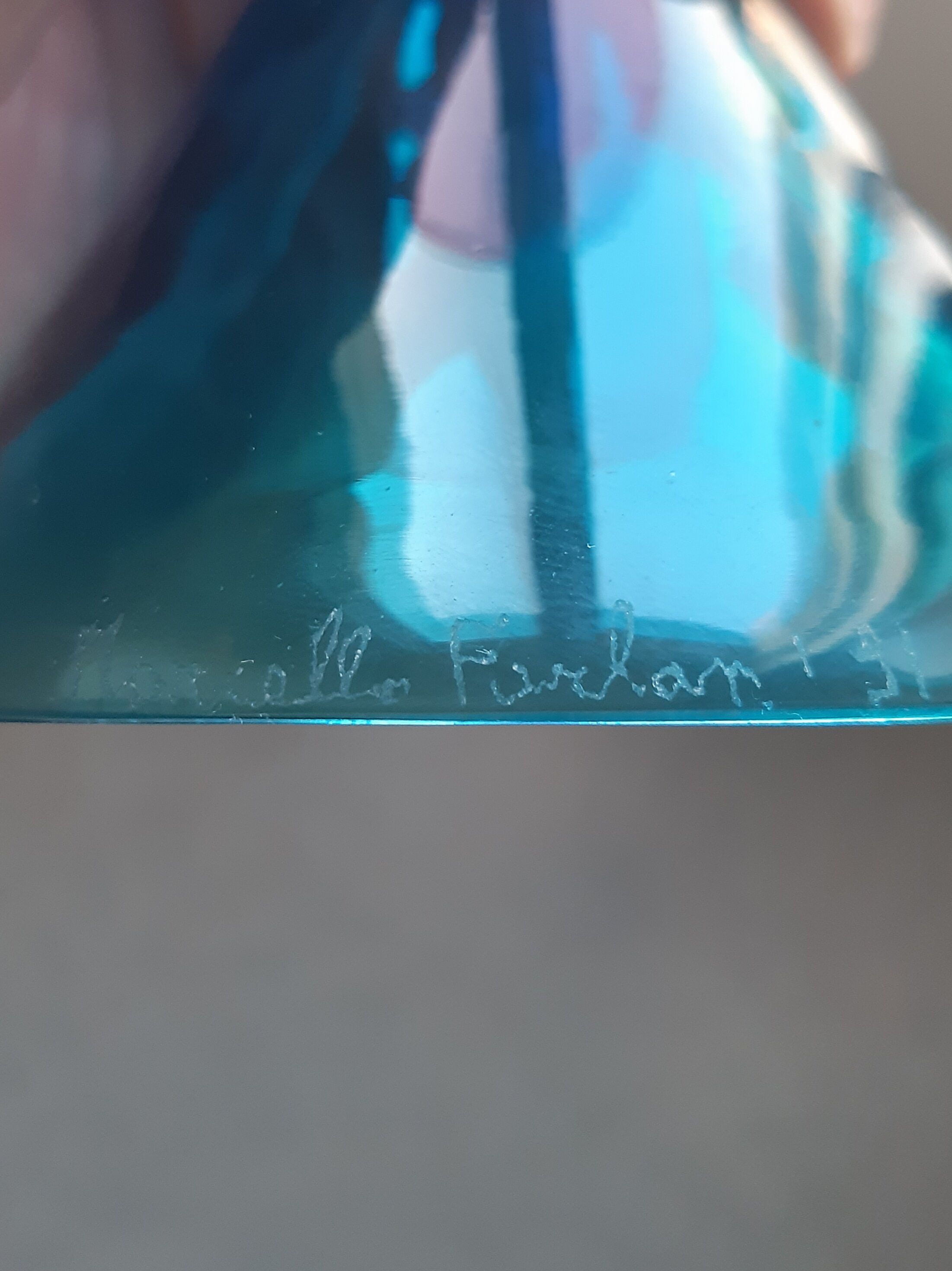 "Diabolo" cut in murano glass