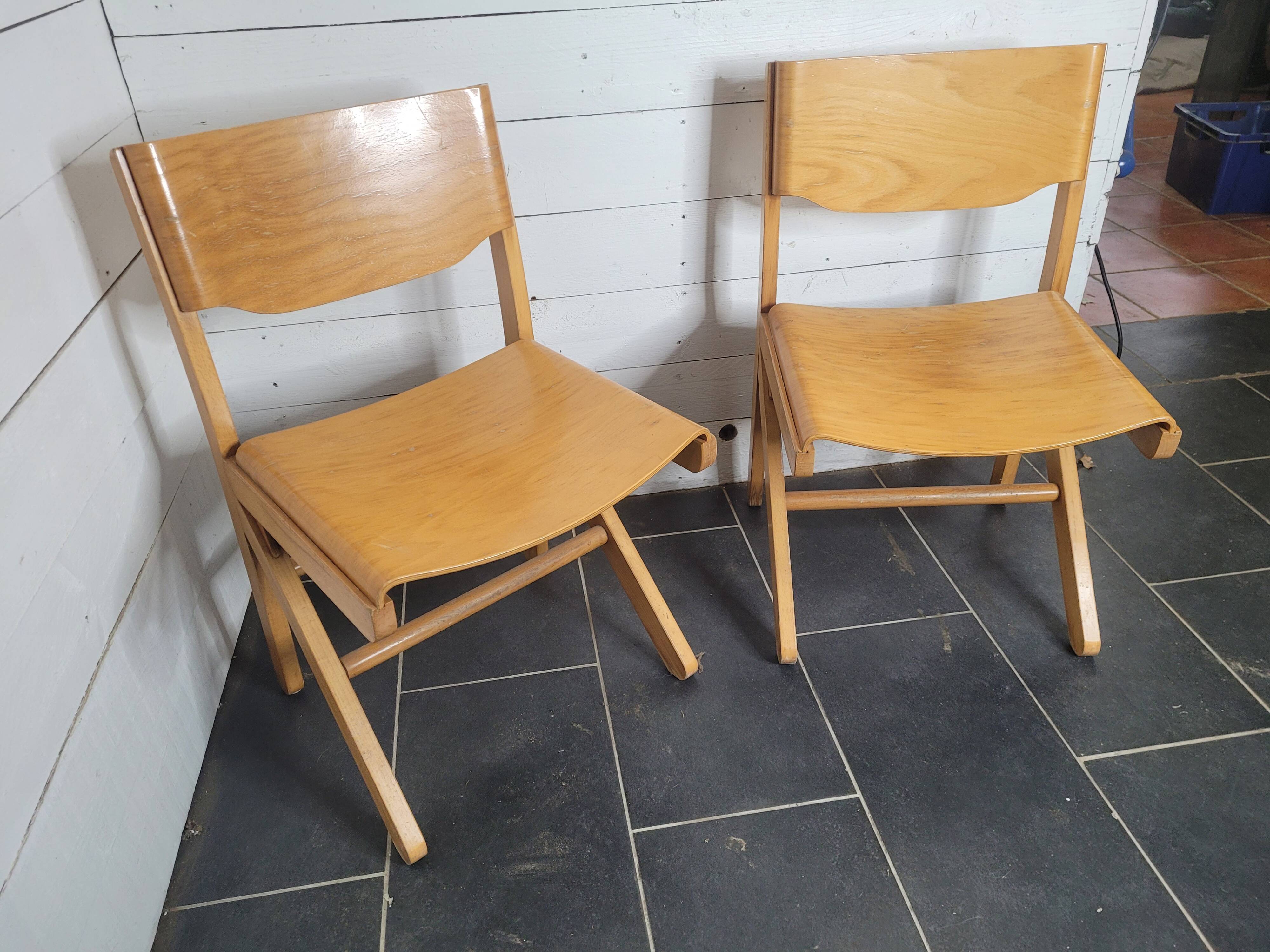Pair of baumann chairs