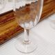 Lot 9 mismatched digestive glasses