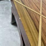Art Deco style console with mahogany marquetry