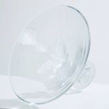 Large Lalique Plumeria crystal bowl circa 1980