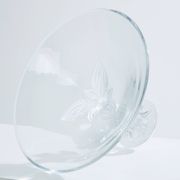 Large Lalique Plumeria crystal bowl circa 1980