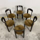 Set of 6 Bruno Rey chairs, Switzerland, 1970s