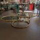 Table basse vintage pivotante
