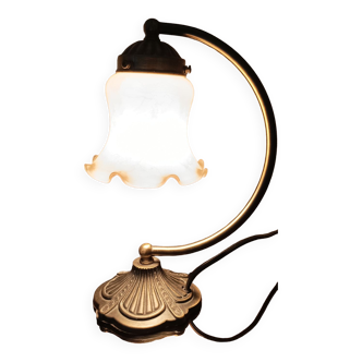 Lampe vintage opaline