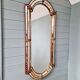 Grand miroir de style Hollywood Regency, Espagne, 1970-80