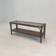 Italian Bamboo and Rattan Coffee Table, 1980s