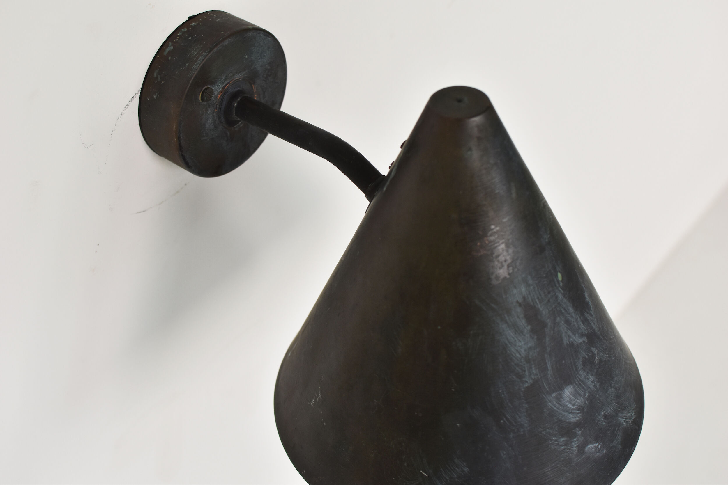 'Tratten' wall lamp by Hans Agne Jakobsson for AB Markaryd, Sweden 1950s.