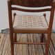 Paire de chaises bois et corde