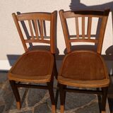 Lot de 3 chaises bistrot ciselé Luterma