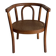 vintage curved wooden children's chair