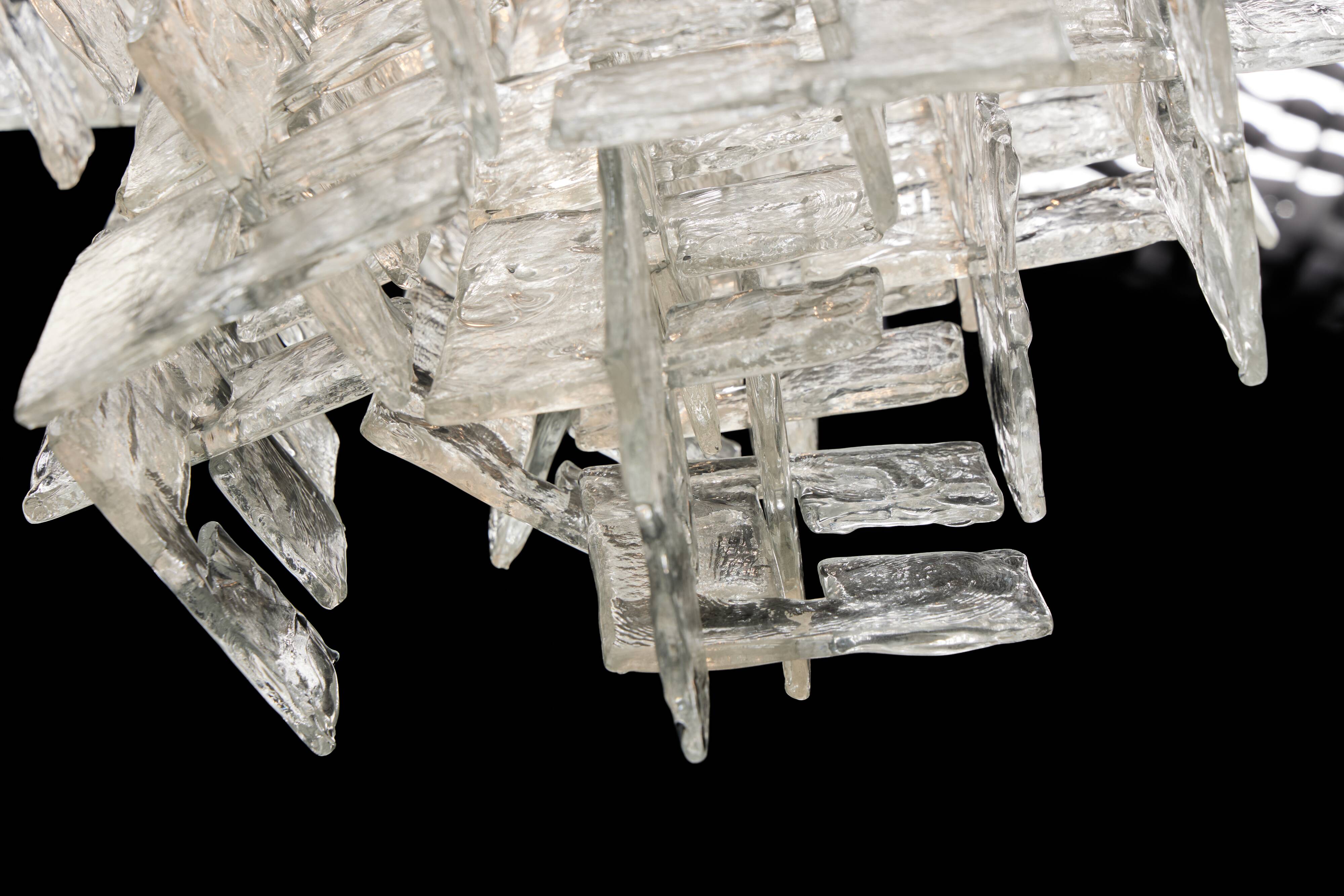 Large Chandelier by Carlo Nason for Mazzega, Italy, 1960s