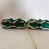 Candle holders, ceramic lamp Vallauris