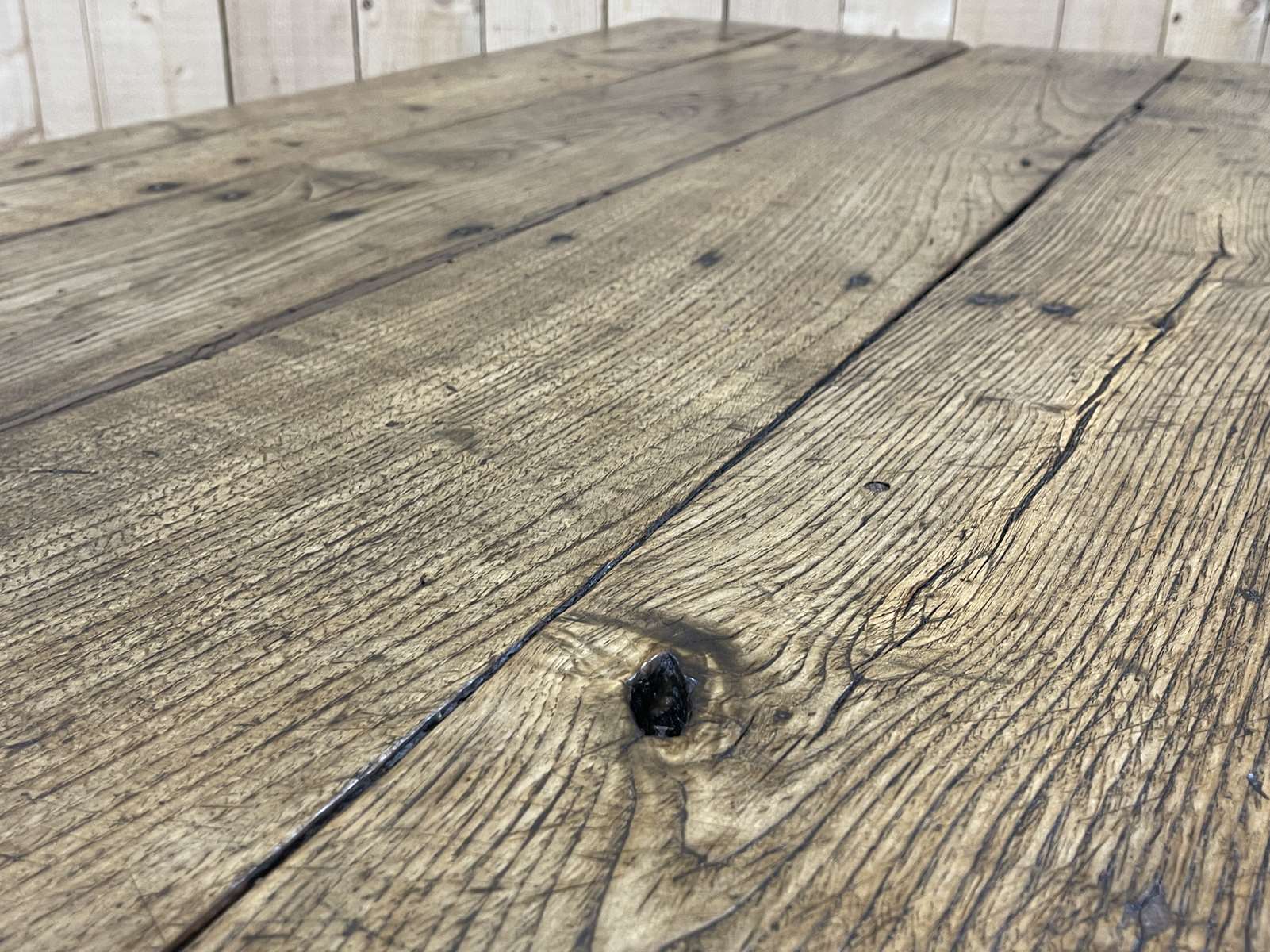 Nineteenth century chestnut farmhouse table