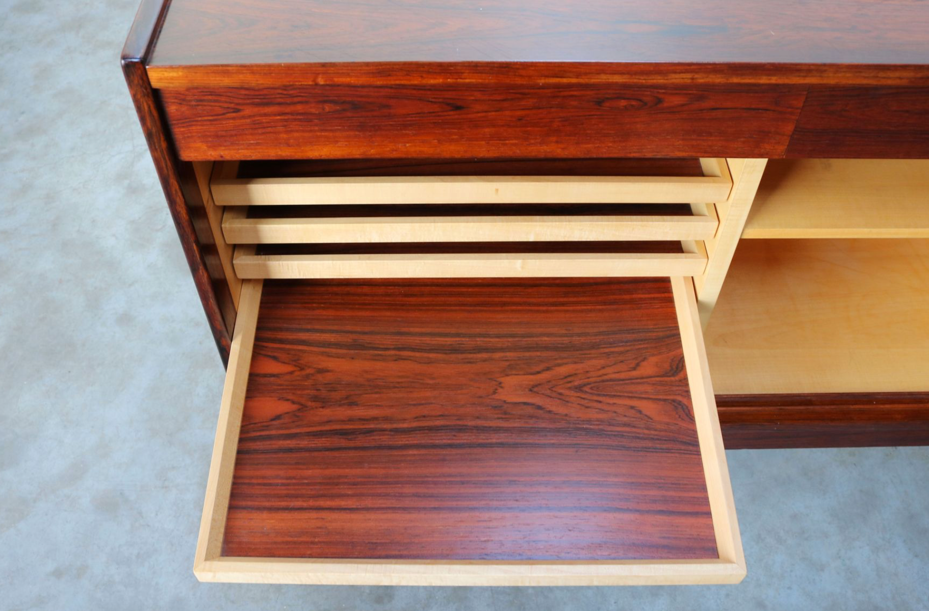 Westnofa Norway 1950s rosewood credence