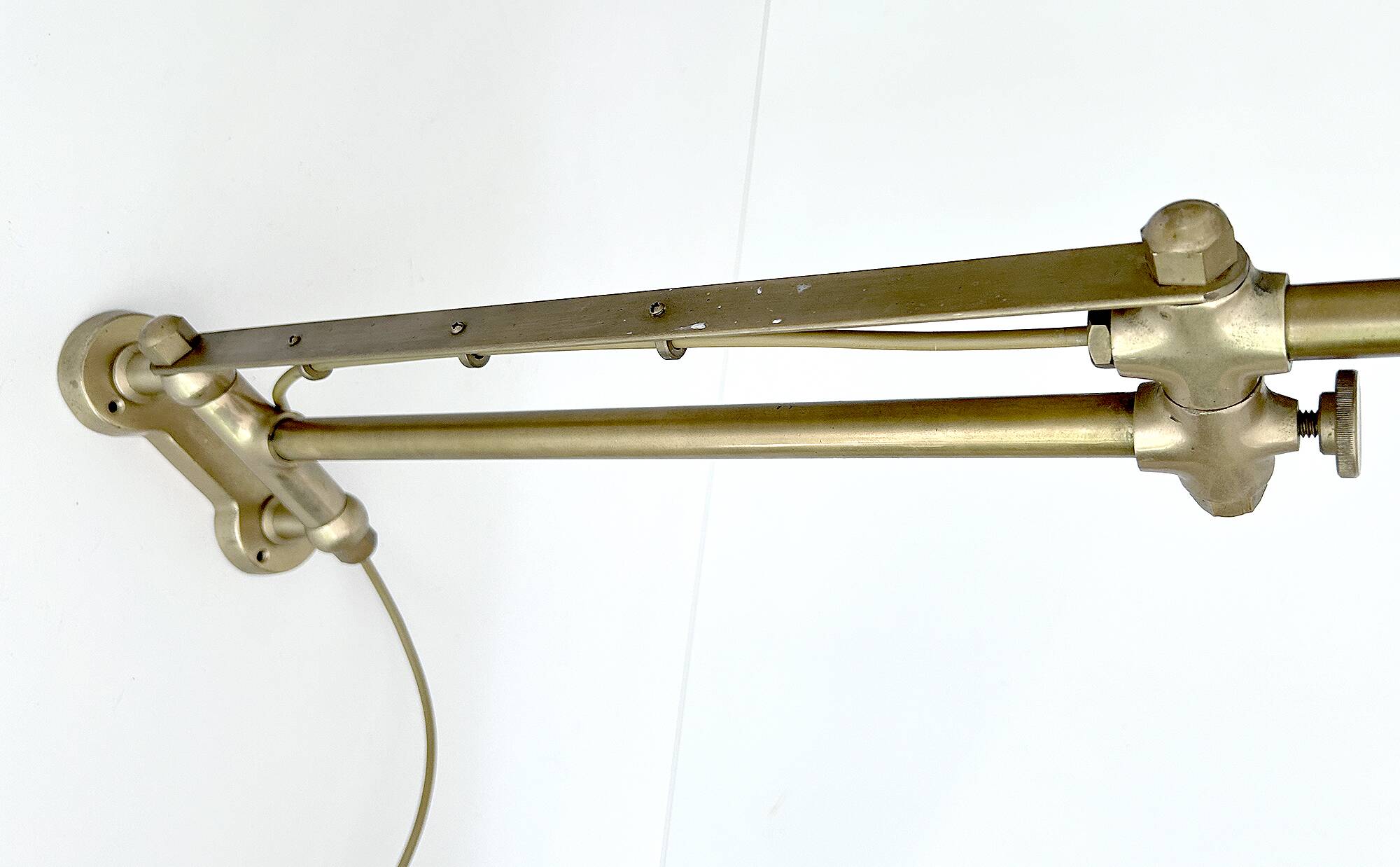 Large industrial art deco wall lamp