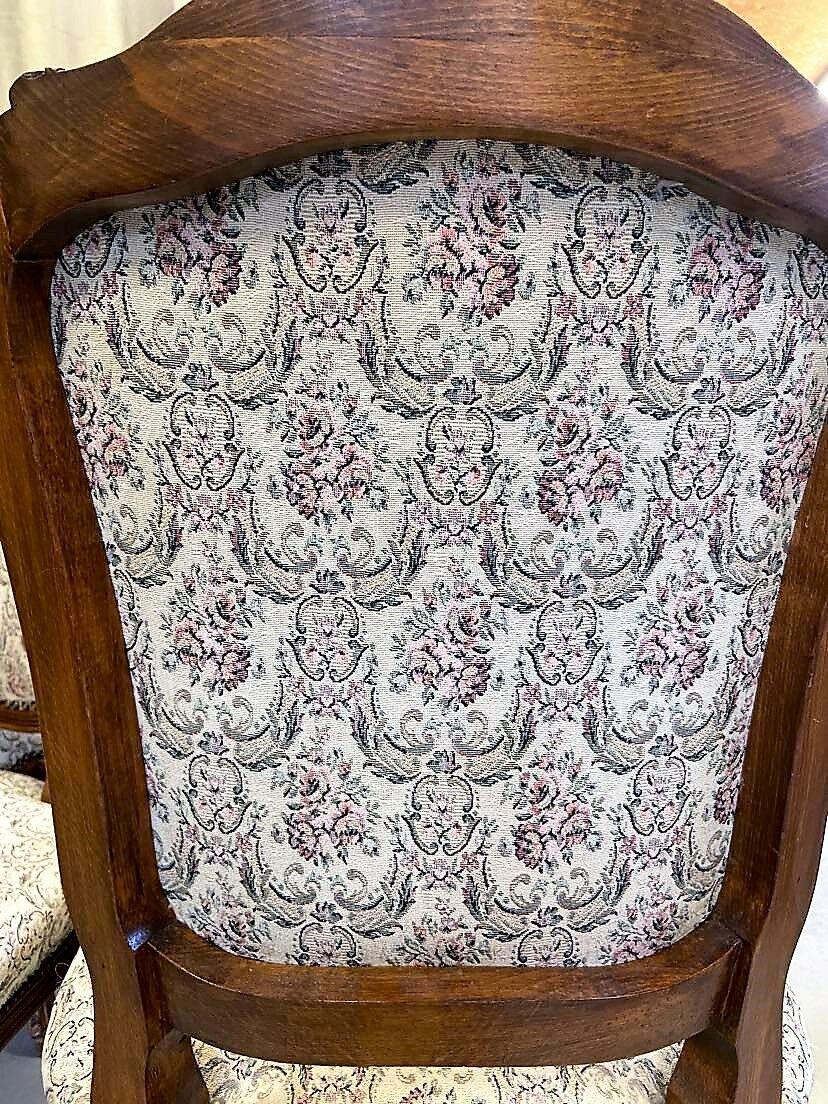 Set of 6 Louis XV style chairs