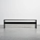 Solid pine bench, Les Arcs, circa 1973
