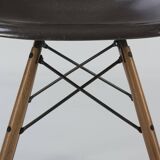 Dark Tone Herman Miller Original Vintage Eames DSW Side Chair