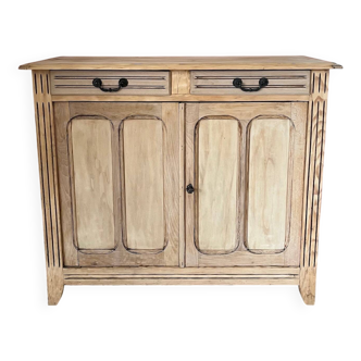 Parisian sideboard in raw wood