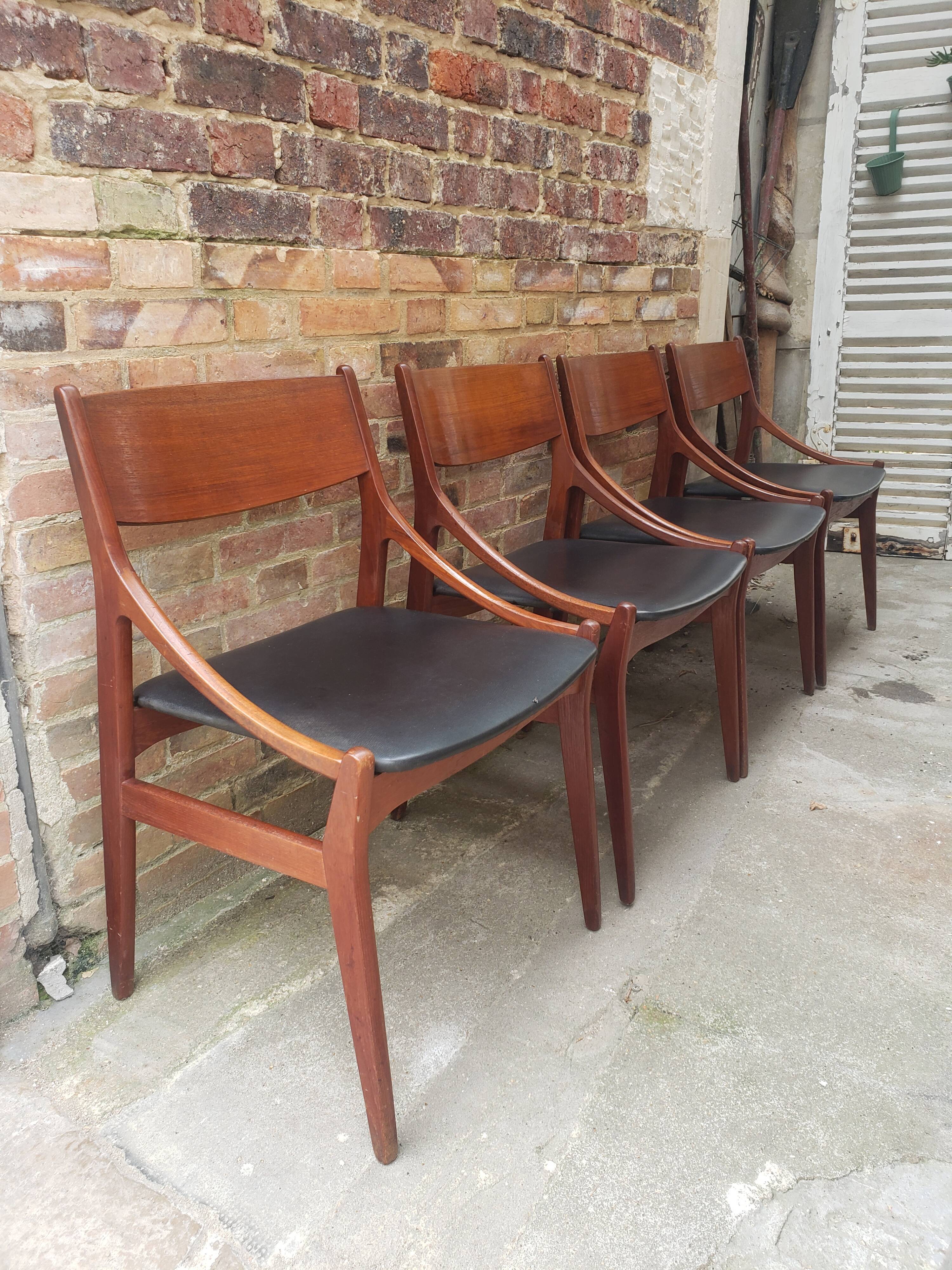 Danish Scandinavian chairs Verstevig Eriksen