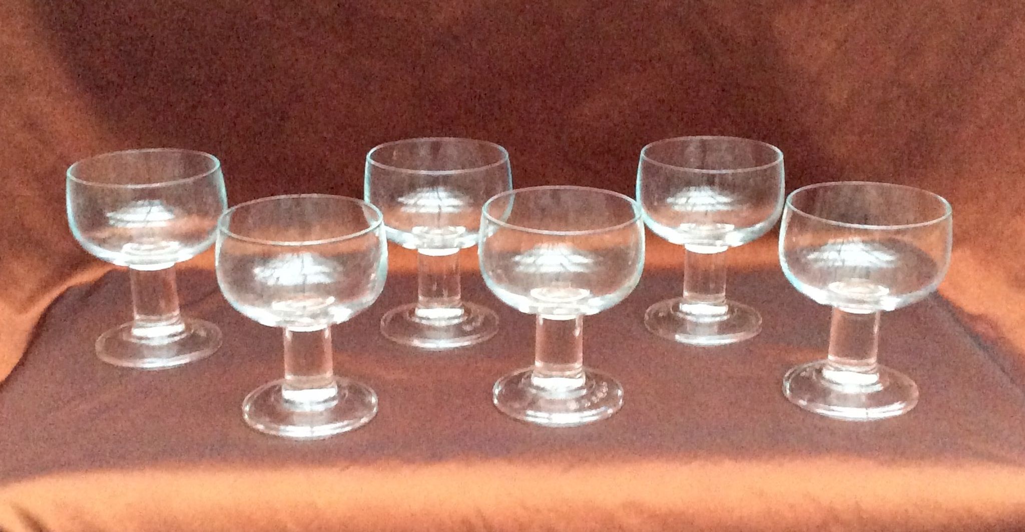 6 Codec brand wide-footed glasses in the 1960s
