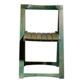 Sept chaises pliantes 'Trieste' par Aldo Jacober pour Alberto Bazzani | Italie