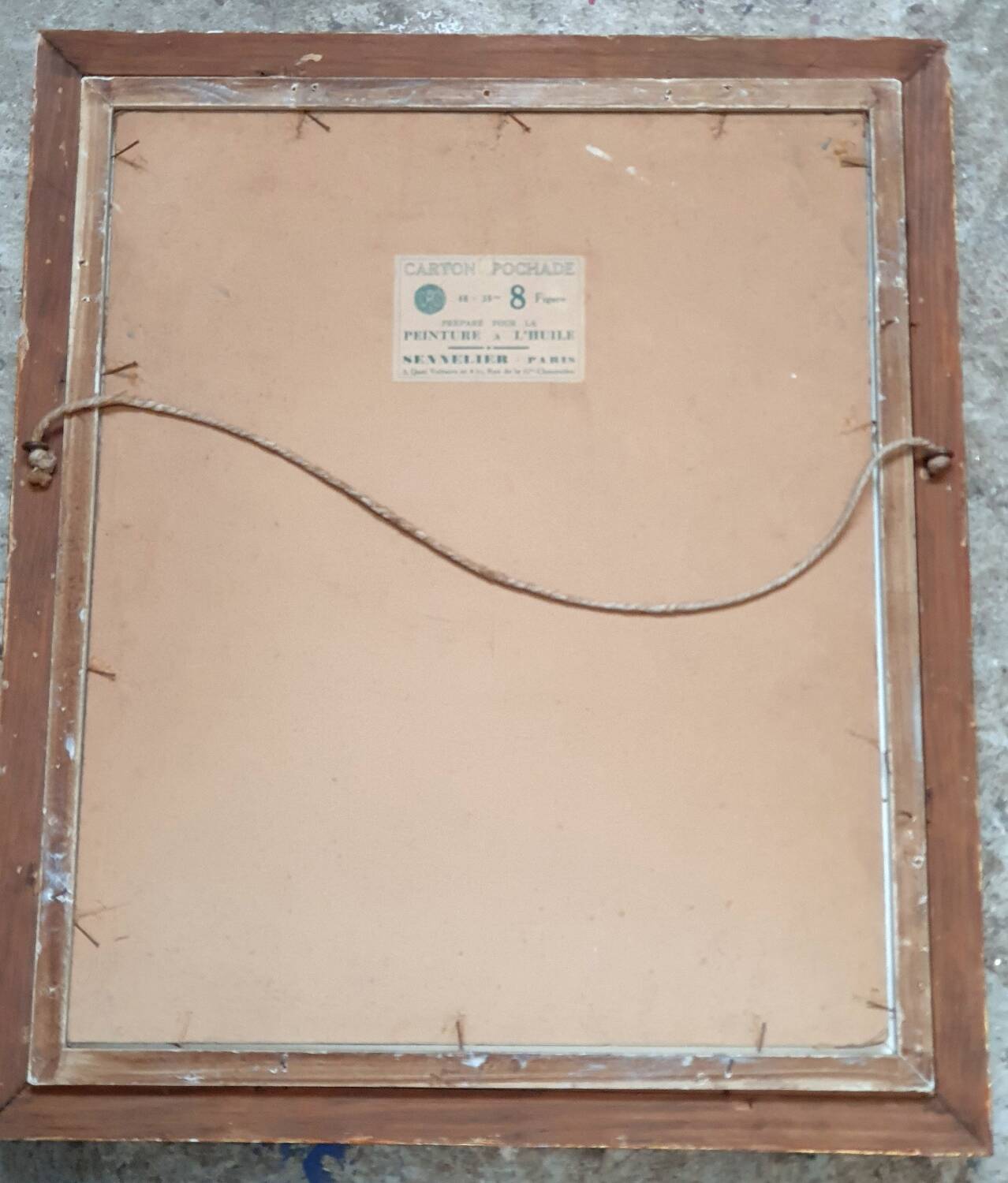 Ancient flower painting