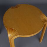 Model X600 Fan Leg Stools by Alvar Aalto for Artek, 1960s