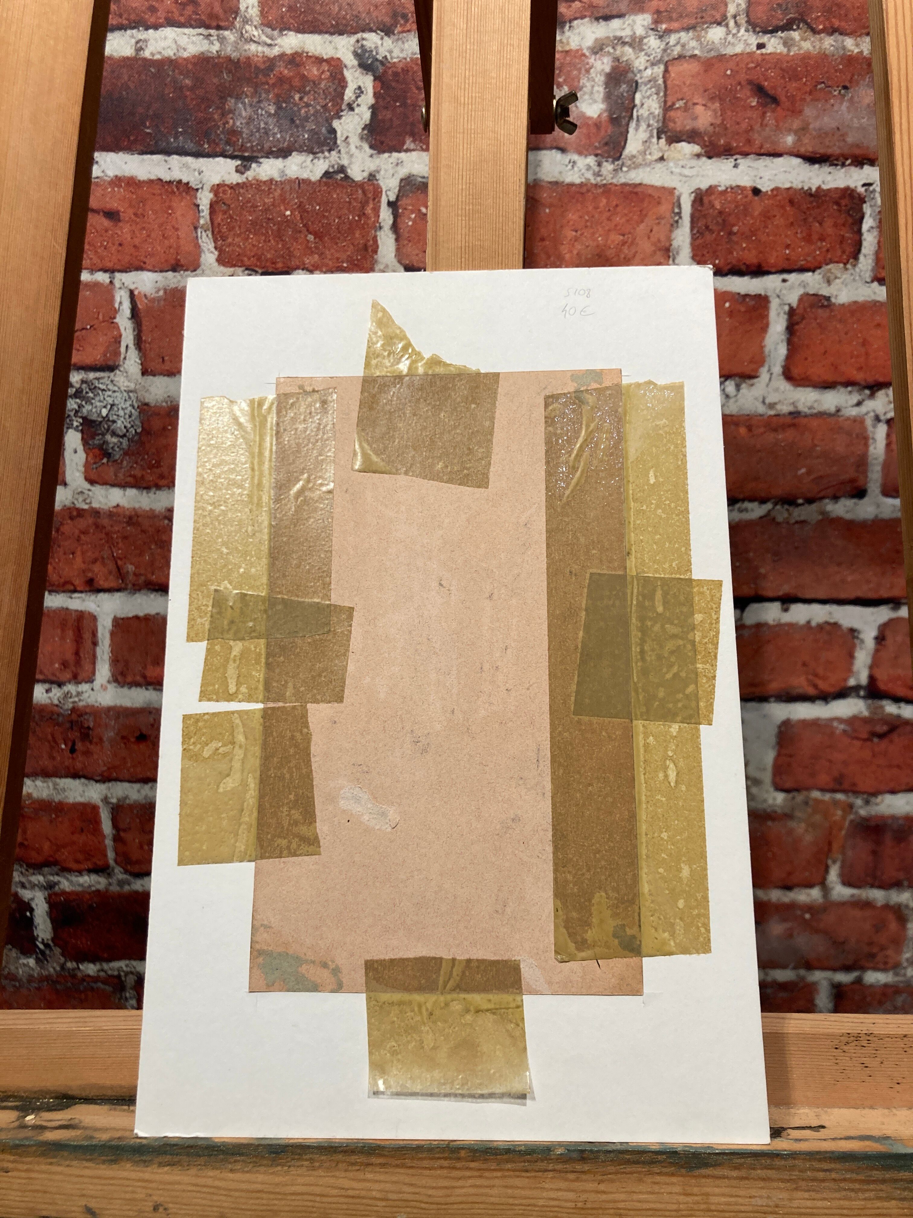 Drawing representing an alley