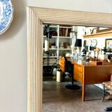 Miroir en bois beige