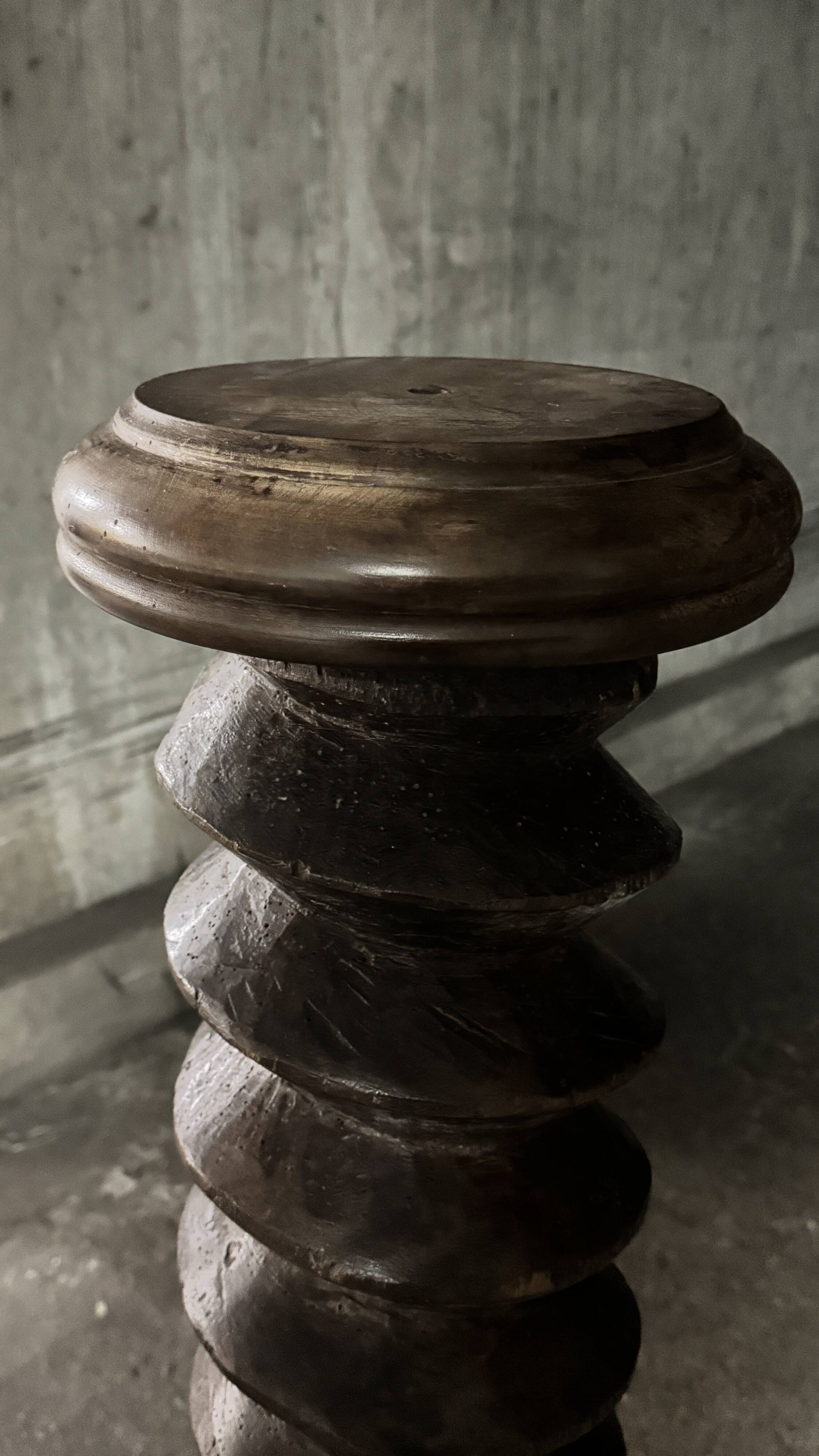 Large column screw press