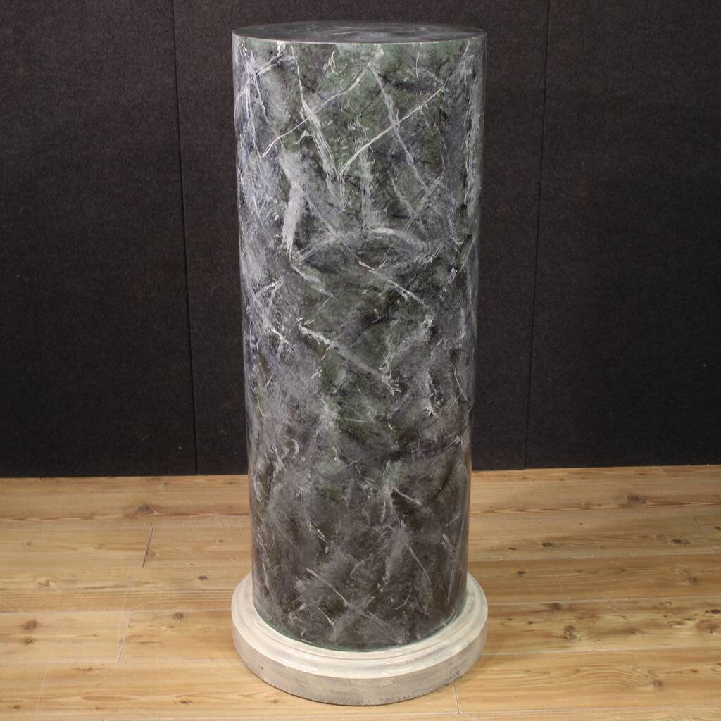 20th century lacquered and painted Italian column