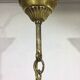 3-light bronze chandelier