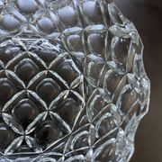 Crystal salad bowl
