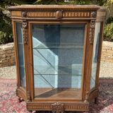 Showcase in walnut Louis XVI Style