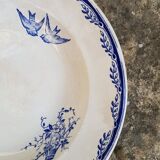 U&C Sarreguemines plate watteau model